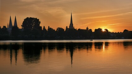 Großer Plöner See o zachodzie słońca jest atrakcyjnym miejscem dla odwiedzających. Jezioro doceniają przede wszystkim osoby mieszkające stosunkowo niedaleko: w Hamburgu, Kilonii czy Lubece