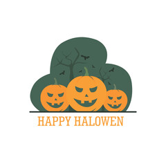 halloween pumpkin vector