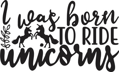 Unicorn svg design cut files