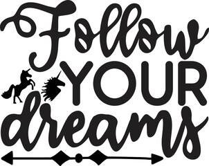 Unicorn svg design cut files