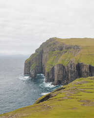 Fototapeta na wymiar Faroe Islands at suderoy 