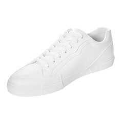 Mockup of basic white sneakers