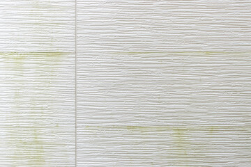 苔の生えた住宅の外壁