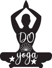 Yoga svg design cut files