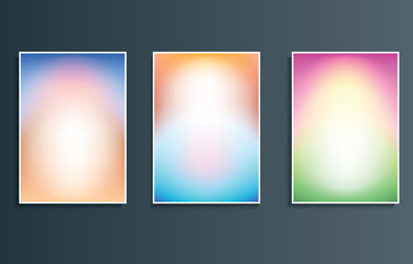 fun color abstract background banner design