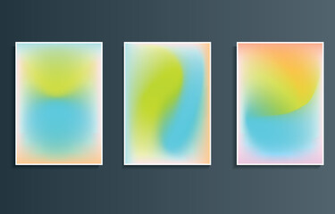 gradient blurred background vector design