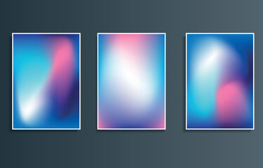 abstract background gradient blurred set