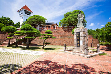The building view of the Anping Old Fort in Tainan, Taiwan which is the earliest fortress building...