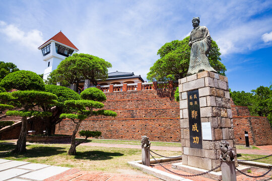 The building view of the Anping Old Fort in Tainan, Taiwan which is the earliest fortress building in Taiwan.