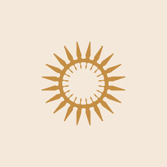 mandala design with abstract shape