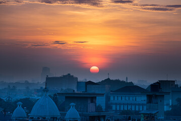 Sunrise of Morning in Jakarta 1