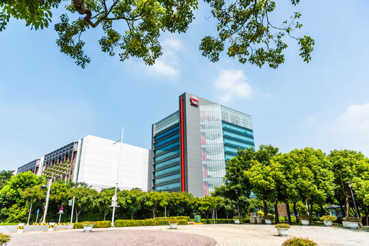 中科 Taichung, Taiwan- October 4, 2021: Taiwan Semiconductor Manufacturing Company (TSMC) plant in Central Taiwan Science Park, TSMC is the world's largest dedicated independent semiconductor foundry.