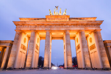 Obraz premium Brandenburg Gate in Berlin, Germany