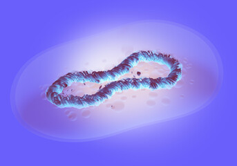 Monkeypox background. Monkeypox virus is variant of smallpox. Penetration monkey fever into human organisms. Mutated fever monkey. Monkeypox virus under microscope. Influenza bacteria cells. 3d image