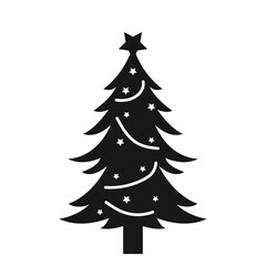Christmas Tree flat icon