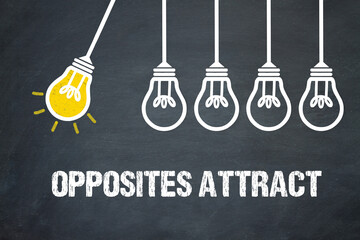 Fototapeta premium Opposites Attract