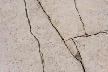 Obraz premium Broken stone wall texture