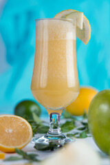 Natural juice from fresh fruit. Delicious and healthy drink