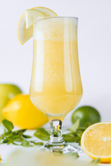 Natural juice from fresh fruit. Delicious and healthy drink