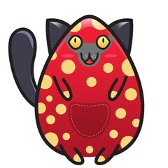 A cat or  kitty pet sticker