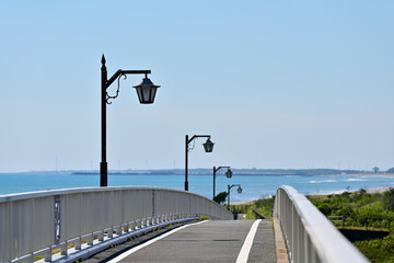 海沿いのサイクリングロード