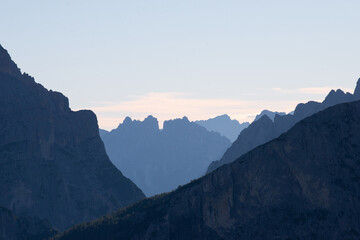 Fototapeta premium sunrise in the mountains