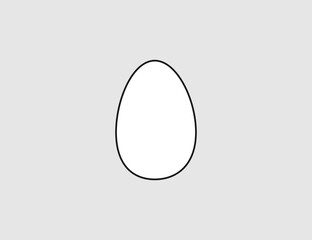 Egg, chicken, food icon. Vector illustration.