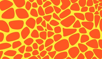 Illustration textures background of giraffe skin textures suitable for background, graphic resources. © Geovany