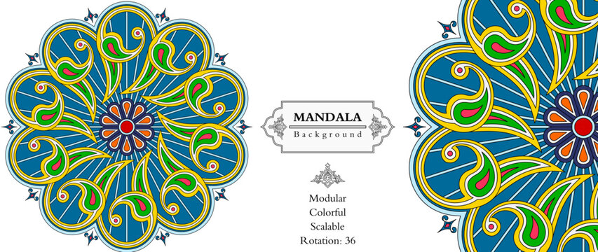 Mandala frame persian iranian arabic turkish islamic hindi indian tibetan traditional colorful vector pattern texture vintage ornate retro elegant ornamental borders frames floral ornaments tazhib 19