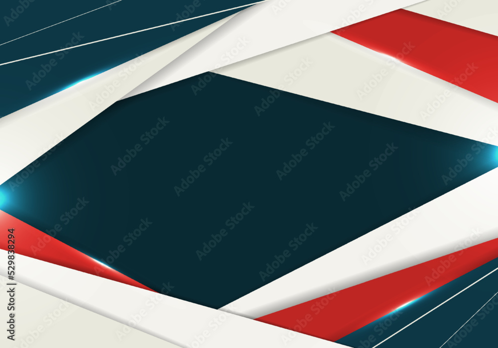 Poster abstract design of modern template overlapping artwork design. decorativing with clean colors design