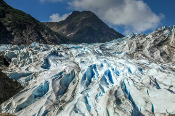 The Chilkat Glacier in Alaska, USA