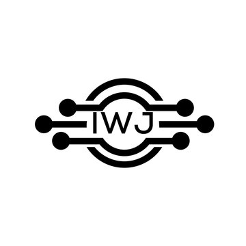 IWJ letter logo. IWJ  best white background vector image. IWJ Monogram logo design for entrepreneur and business.	
