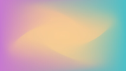 Abstract blurred gradient with transitions of pink, yellow and blue colors. Modern graphic background of a website, banner, phone. Vector illustr