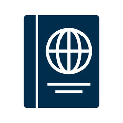 Passport icon. ID document. Vector.