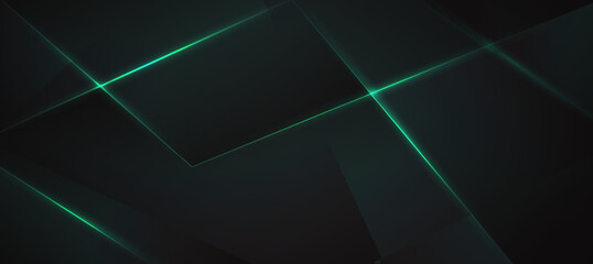 Obraz premium green abstract green light abstract ,background polygon elegant background and frame background