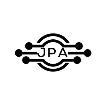 JPA letter logo. JPA  best white background vector image. JPA 
Monogram logo design for entrepreneur and business.	
