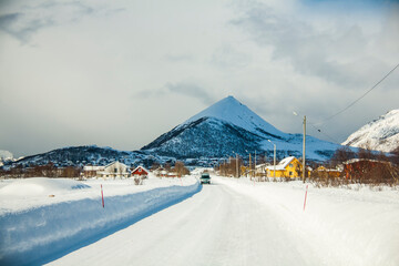 Winter in Lofoten Islands, Northern Norway