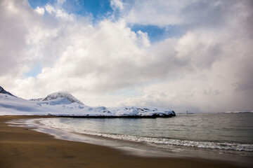 Winter in Lofoten Islands, Northern Norway