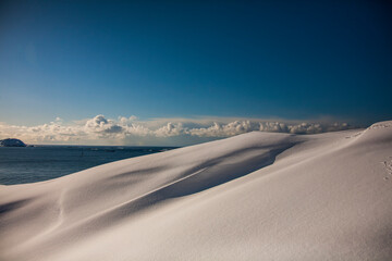 Winter in Lofoten Islands, Northern Norway