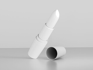 3D rendering of a blank lipstick model