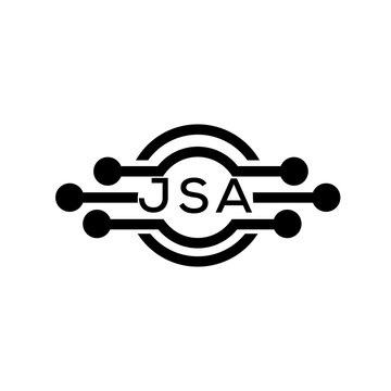 JSA letter logo. JSA  best white background vector image. JSA 
Monogram logo design for entrepreneur and business.	
