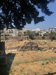 Fototapeta na wymiar ruins of ancient roman amphitheater kos