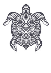 Fototapeta premium Turtle mandala art