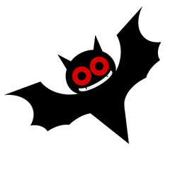 funny halloween bat