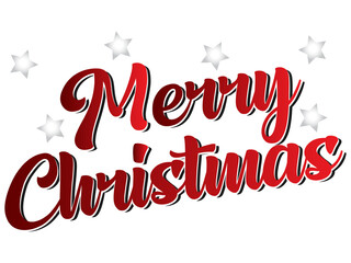 merry christmas lettering
