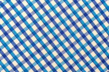 Check plaid seamless pattern. Blue, gray, black background in the cage