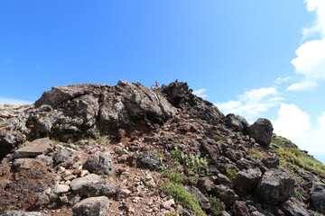 2022年9月の栃木県の茶臼岳の登山