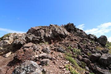 2022年9月の栃木県の茶臼岳の登山