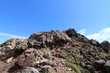 2022年9月の栃木県の茶臼岳の登山