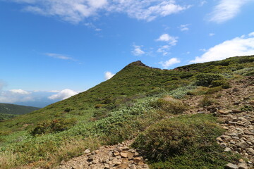2022年9月の栃木県の茶臼岳の登山